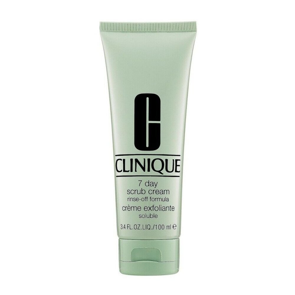 CLINIQUE 7 Day Scrub Cream Rinse-Off Formula 3.4 oz Full Size